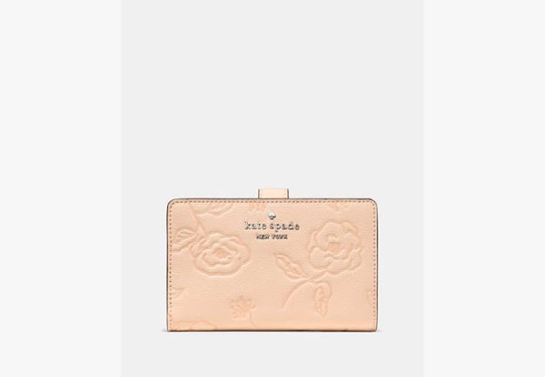 Kate Spade Medium Compact Wallet Crisp Peach - Preorder