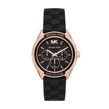 Michael Kors Multifunction Black Silicone Watch - Ready Stock US - Ready Stock USA