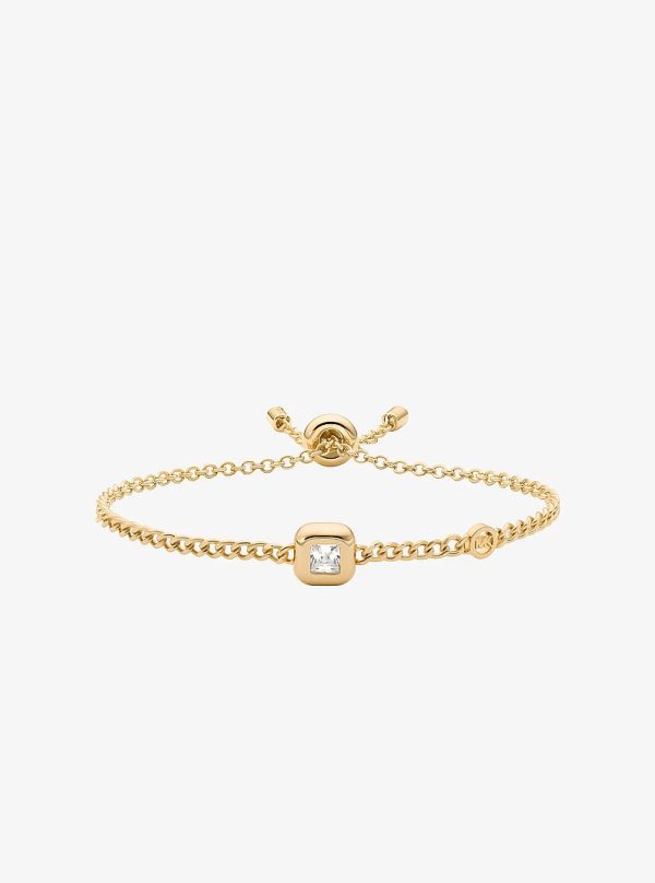 Michael Kors Cubic Zirconia Slider Bracelet