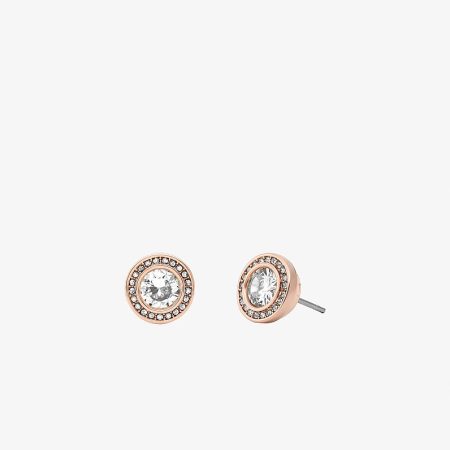 Michael Kors Pave Halo Stud Earrings