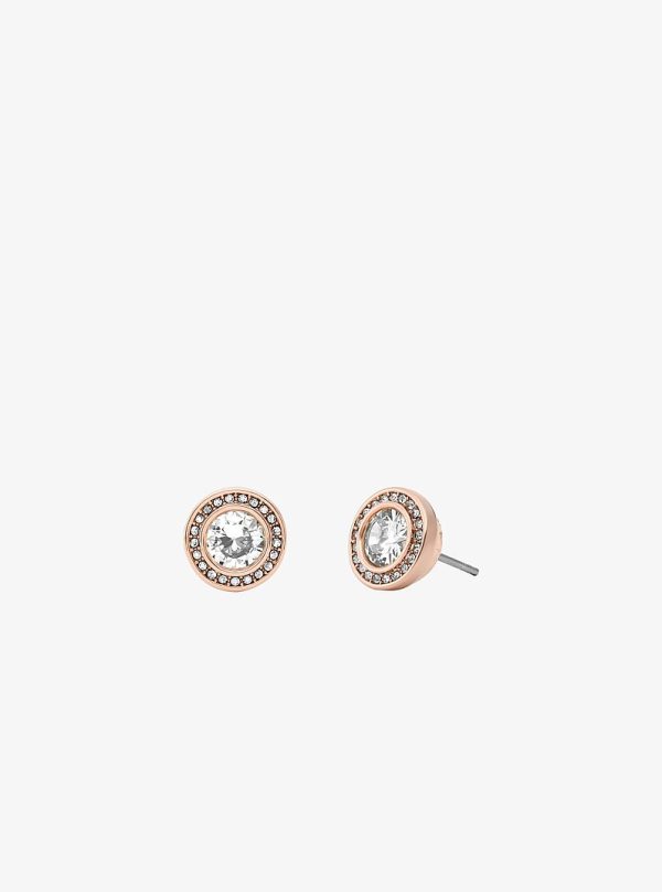 Michael Kors Pave Halo Stud Earrings