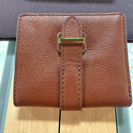 Fossil Emery Small Snap Bifold Wallet Medium Brown