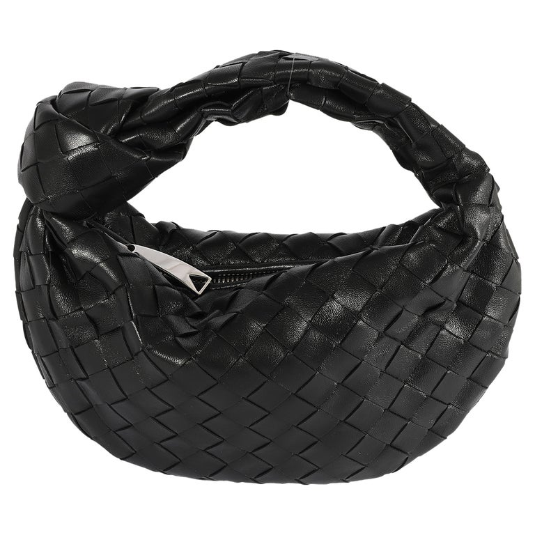 Bottega Veneta Jodie Small black intrecciato woven leather 2024