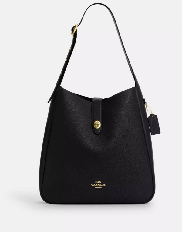 Coach Hadley Large Shoulder Bag Brass/Black