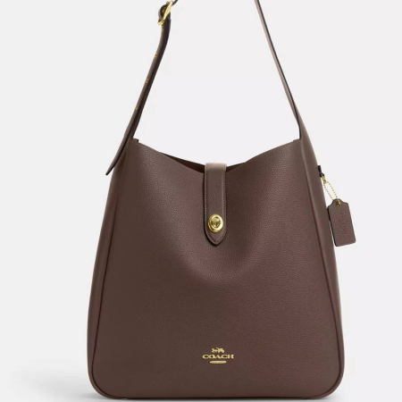 Coach Hadley Large Shoulder Bag Brass/Dark Stone