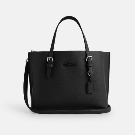 Coach Mollie Tote Bag 25 Silver/Black - Ready Stock US