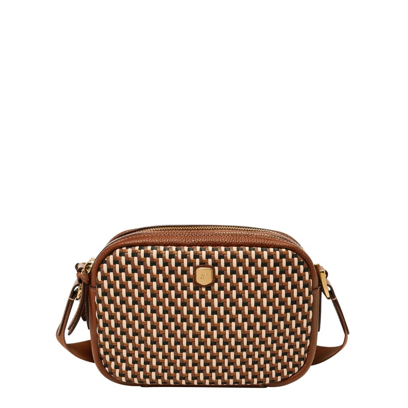 Fossil Danni Crossbody Bag leather black women 2026