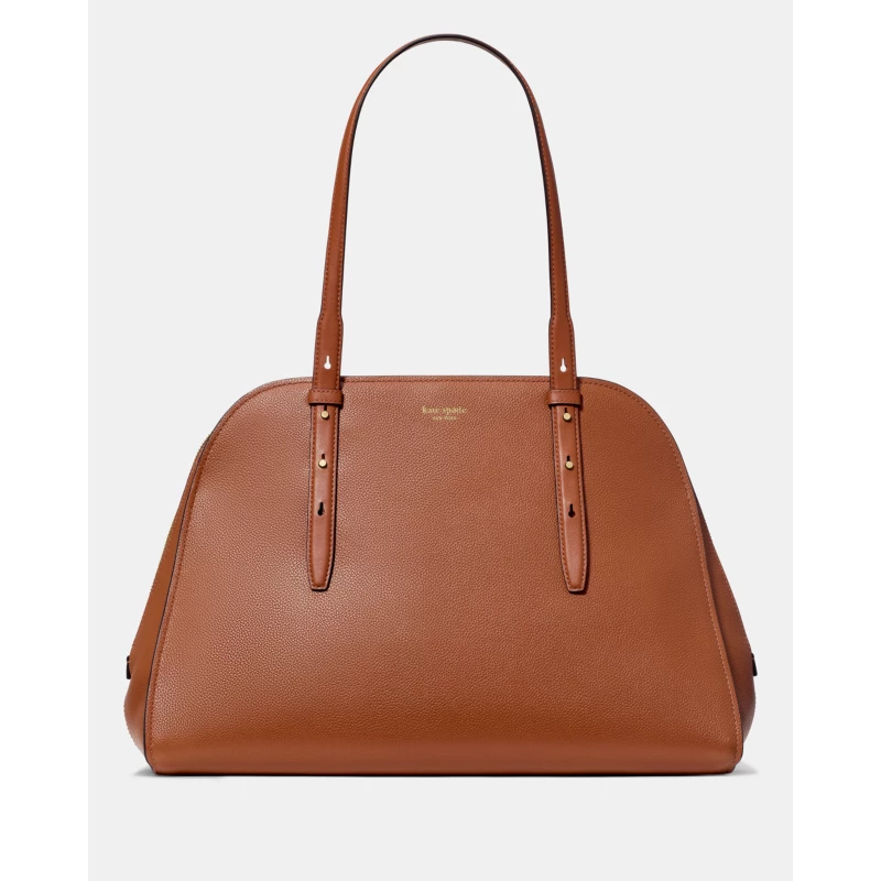 Kate Spade Loop Crossbody minimalist curved leather black 2026