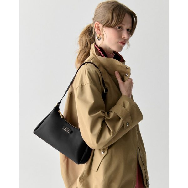 Kate Spade Carter Nylon Shoulder Bag Black