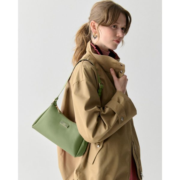 Kate Spade Carter Nylon Shoulder Bag Cedar Stand