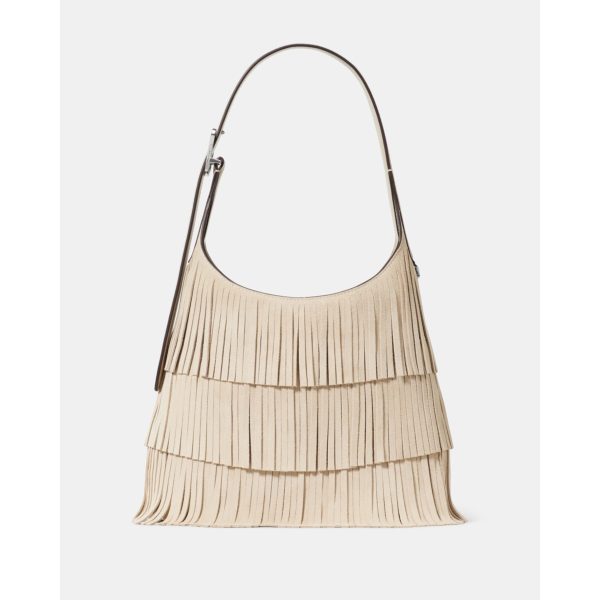 Kate Spade 454 Suede Fringe Small Shoulder Bag