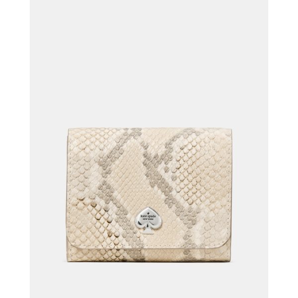 Kate Spade Kayla Snake Small L-zip Flap Wallet