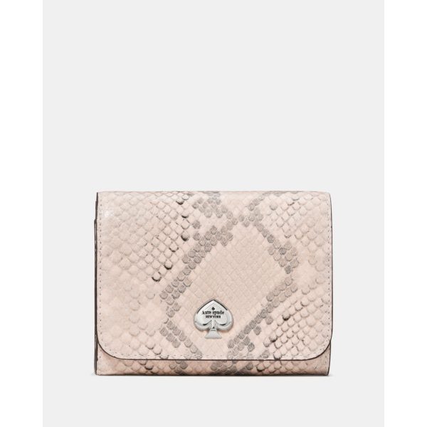 Kate Spade Kayla Snake Small L-zip Flap Wallet