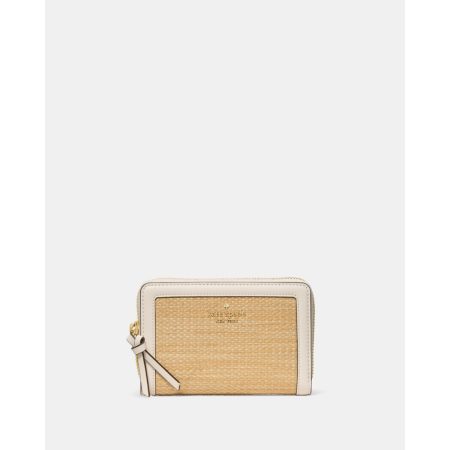 Kate Spade Knott Straw Medium Wallet