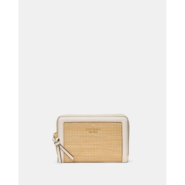 Kate Spade Knott Straw Medium Wallet
