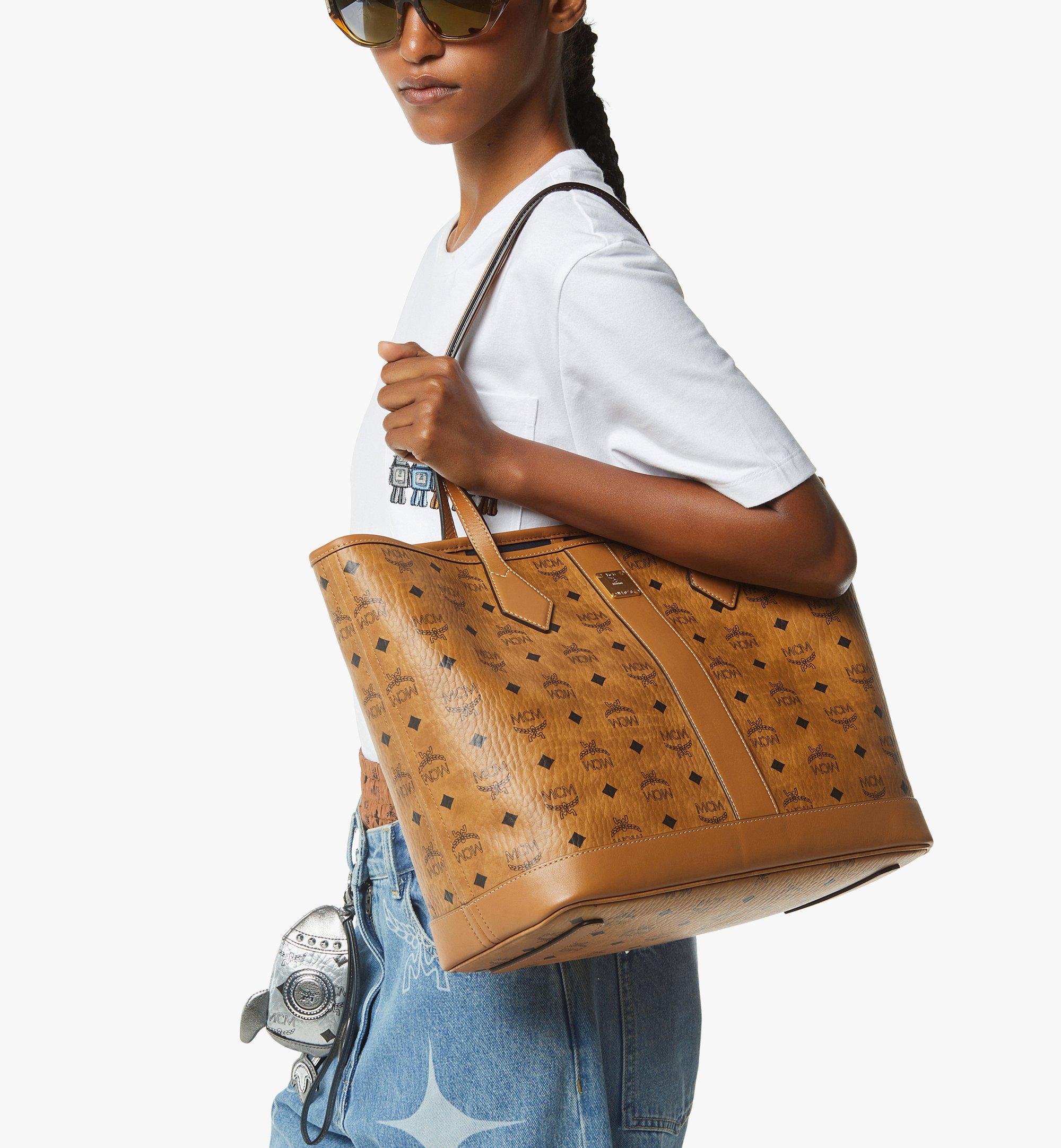 MCM The New Liz handbag 2026 cognac leather structured classic