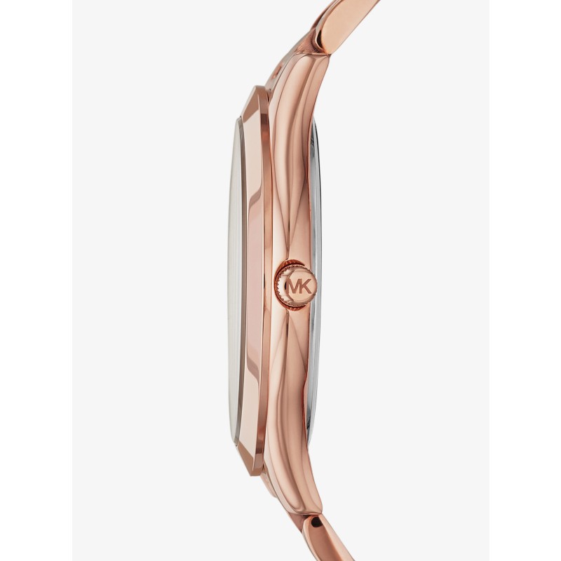 Michael Kors Runway MK3197 rose gold stainless steel bracelet women watch