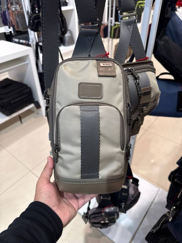 Tumi Fremont Fife Slim Sling Bag Tonal Sand - Preorder