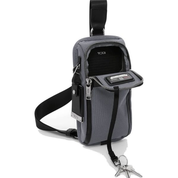 Tumi Alpha Compact Sling Grey - Preorder