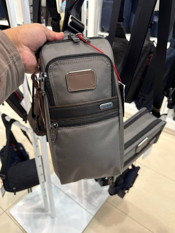 Tumi Alpha Compact Sling Grey - Preorder