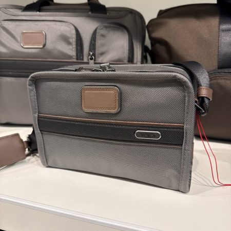 Tumi East West Crossbody Grey - Preorder