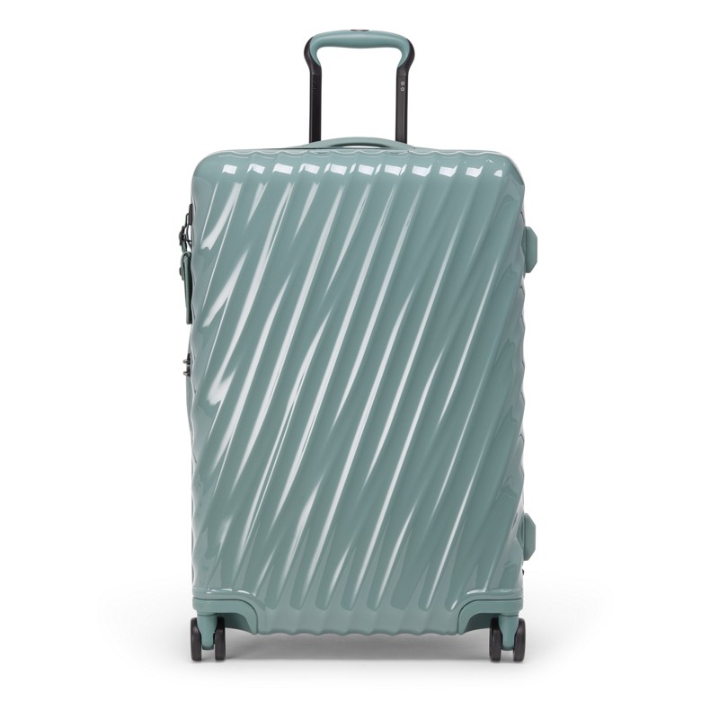 Tumi 19 Degree checked luggage Thyme green Spring 2026
