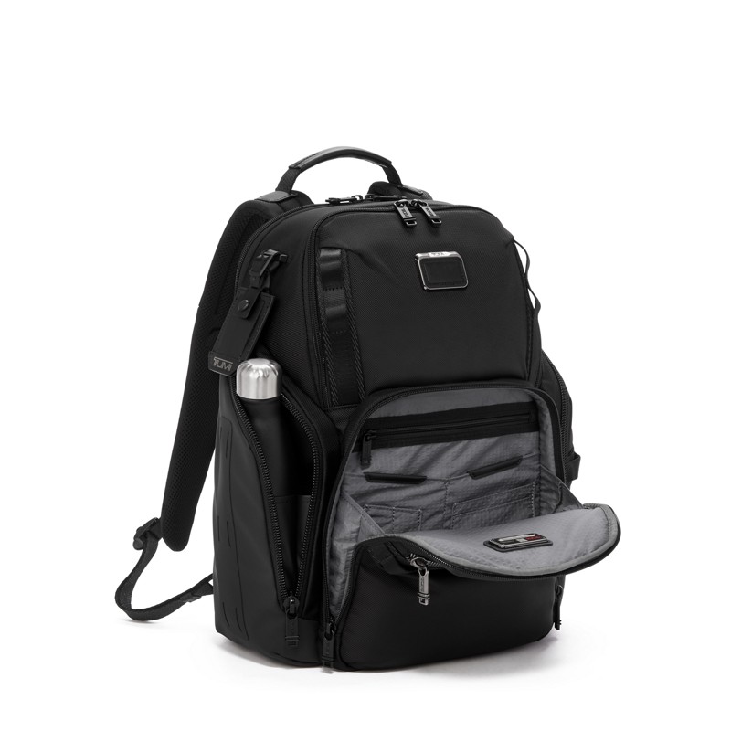 Tumi Alpha Bravo backpack ballistic nylon black executive