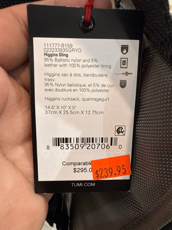 TUMI Higgins Sling B159 - Preorder