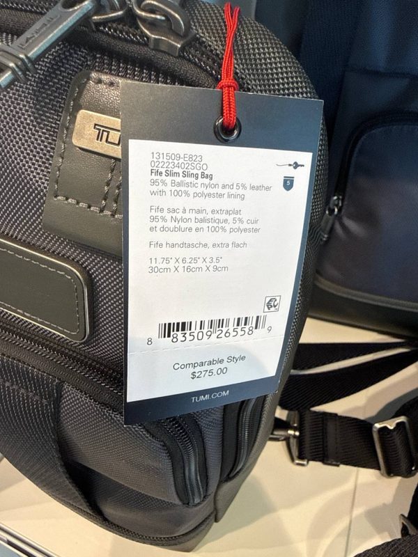 TUMI Slim Sling Bag 823ZE - Preorder