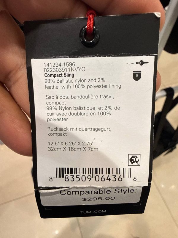 TUMI Compact Sling 1596 - Preorder