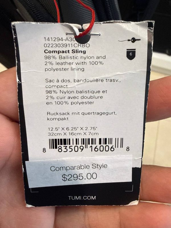 TUMI Compact Sling A3C - Preorder