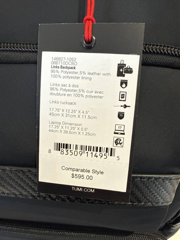 TUMI Links Backpack 1052 - Preorder