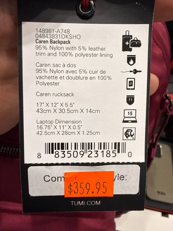 TUMI Caren Backpack A748 - Preorder