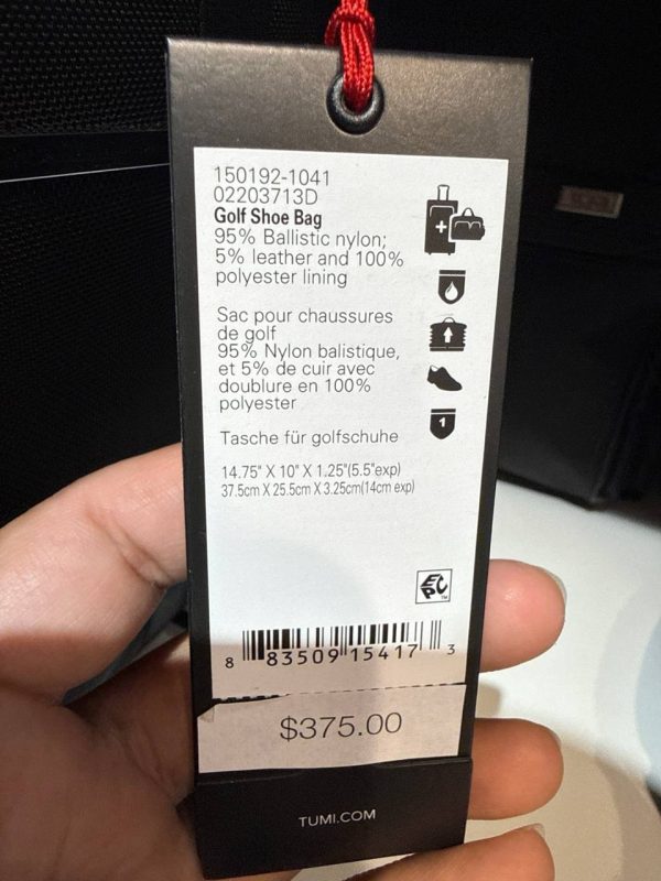 TUMI Golf Shoe Bag 1041 - Preorder
