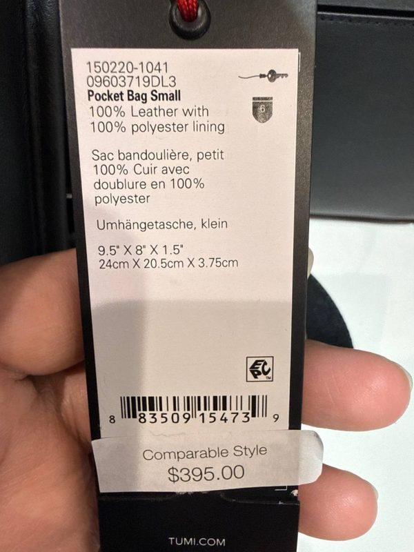 TUMI Pocket Bag Small 1041 - Preorder