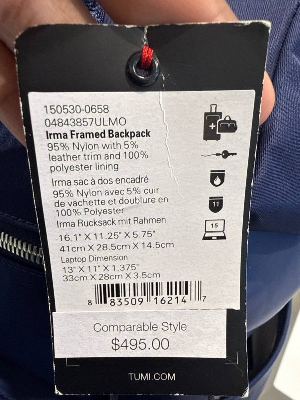 TUMI Irma Framed Backpack 0658 - Preorder