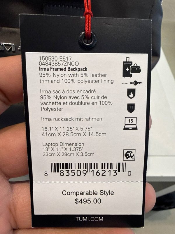 TUMI Irma Framed Backpack E517 - Preorder