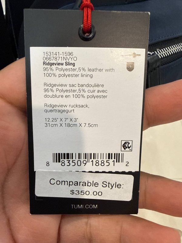 TUMI Ridgeview Sling 1596 - Preorder