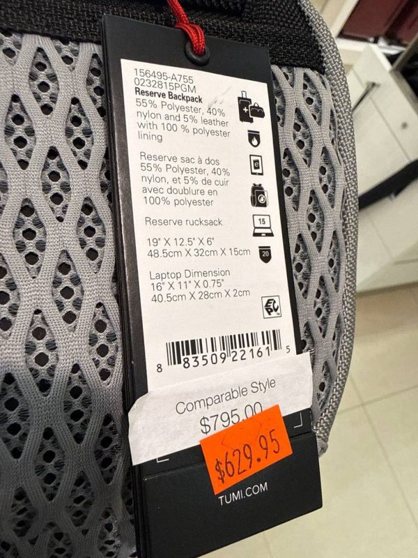 TUMI Reserve Backpack A755 - Preorder