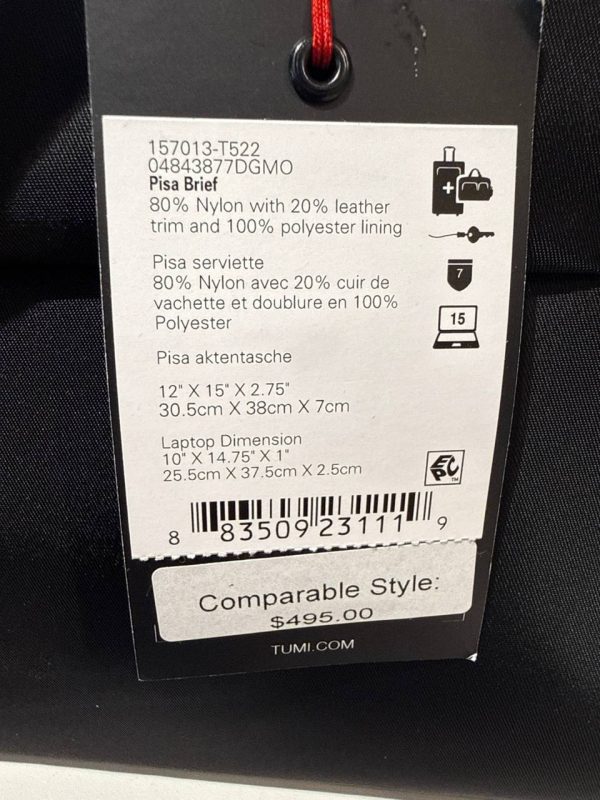 TUMI Pisa Brief T522 - Preorder