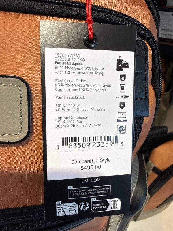TUMI Parrish Backpack A760 - Preorder