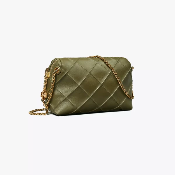 Tory Burch Fleming Soft Crossbody Bag Dark Olive - Preorder
