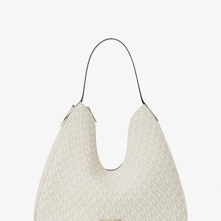 Michael Kors Nayla Medium Signature Logo Shoulder Bag