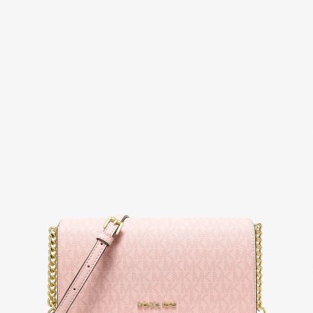 Michael Kors Jet Set Medium Signature Logo Crossbody Bag