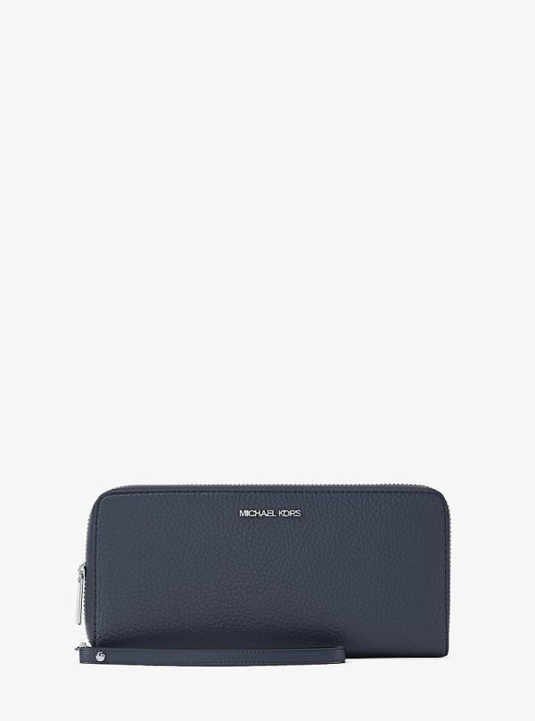 Michael Kors Large Pebbled Leather Continental Wallet