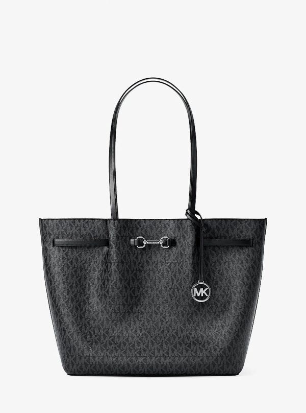 Michael Kors Carson Large Signature Logo Tote Bag