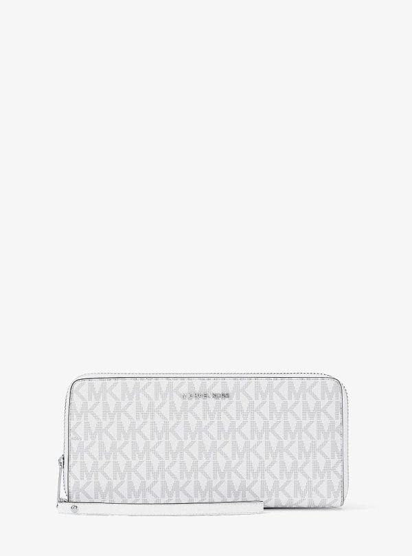 Michael Kors Jet Set Large Signature Logo Continental Wallet