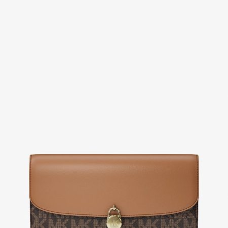 Michael Kors Hamilton Large Signature Logo Continental Wallet