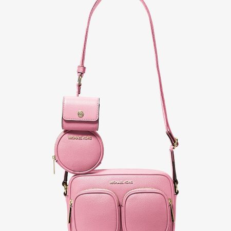 Michael Kors Jet Set Travel Medium Leather Messenger Bag