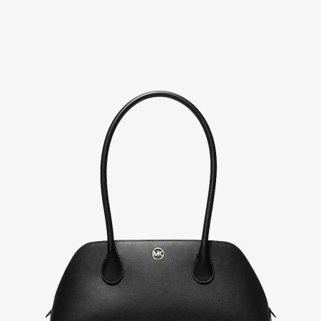 Michael Kors Petra Medium Leather Shoulder Bag